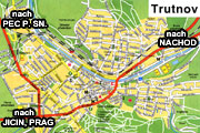 Stadtplan Trutnov